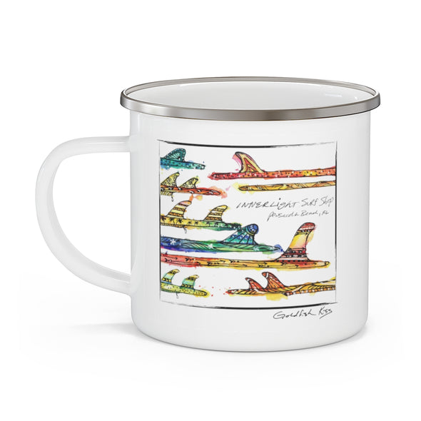 IL Goldfish Kiss Enamel Camping Mug