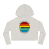 Retro Pier Women’s Cropped Hooded Sweatshirt