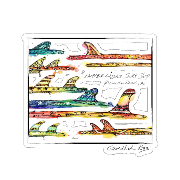 Goldfish Kiss Sticker