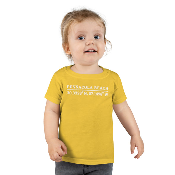 Pensacola Beach Coordinates Toddler T-shirt