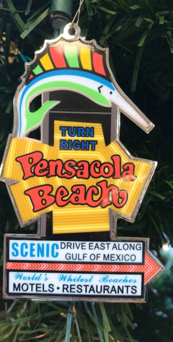 Pensacola Beach Light Up Ornament