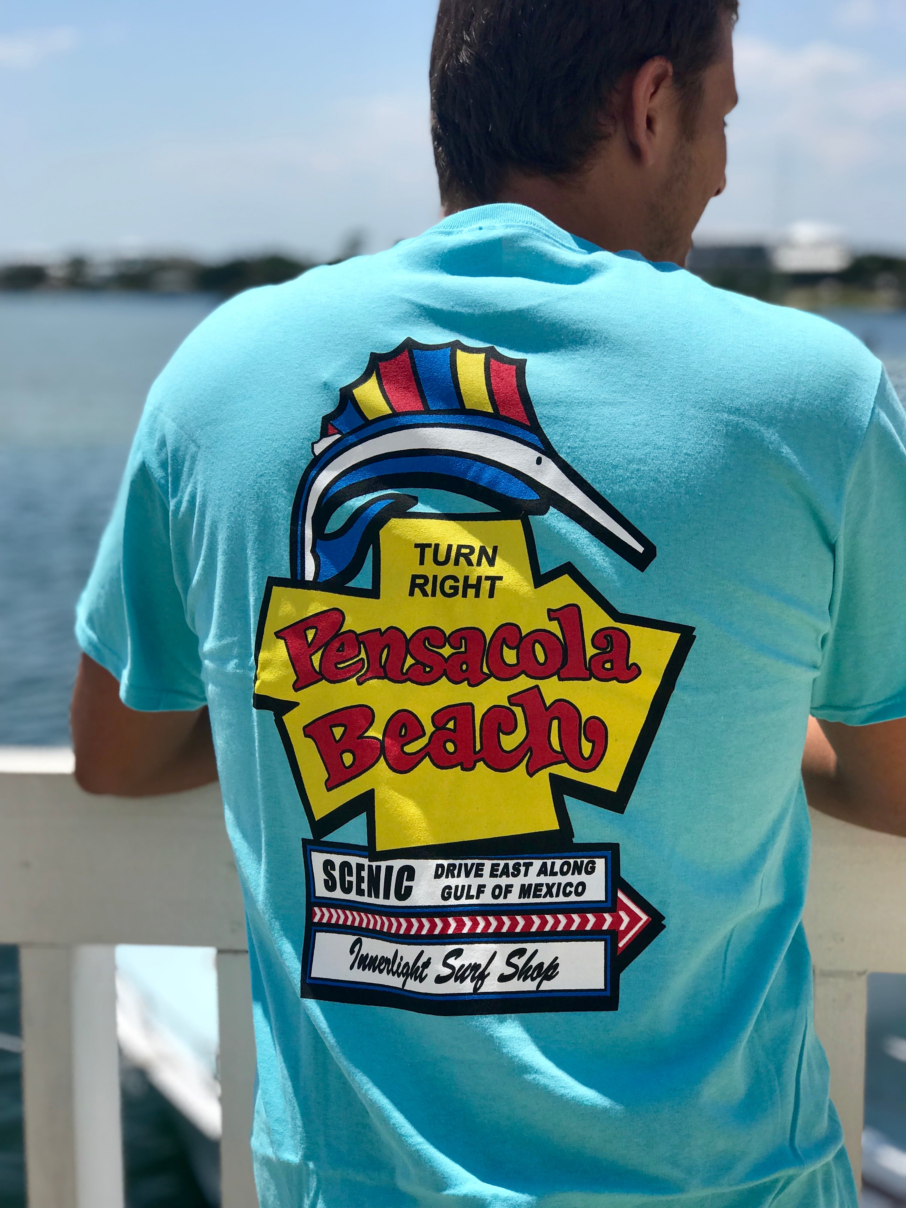 Innerlight x Pensacola Beach Sign Tee - Innerlight Surf Shop